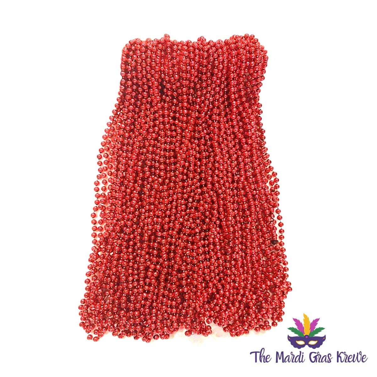 Mardi Gras Beads 33 inch 7mm, 6 Dozen, 72 Necklaces