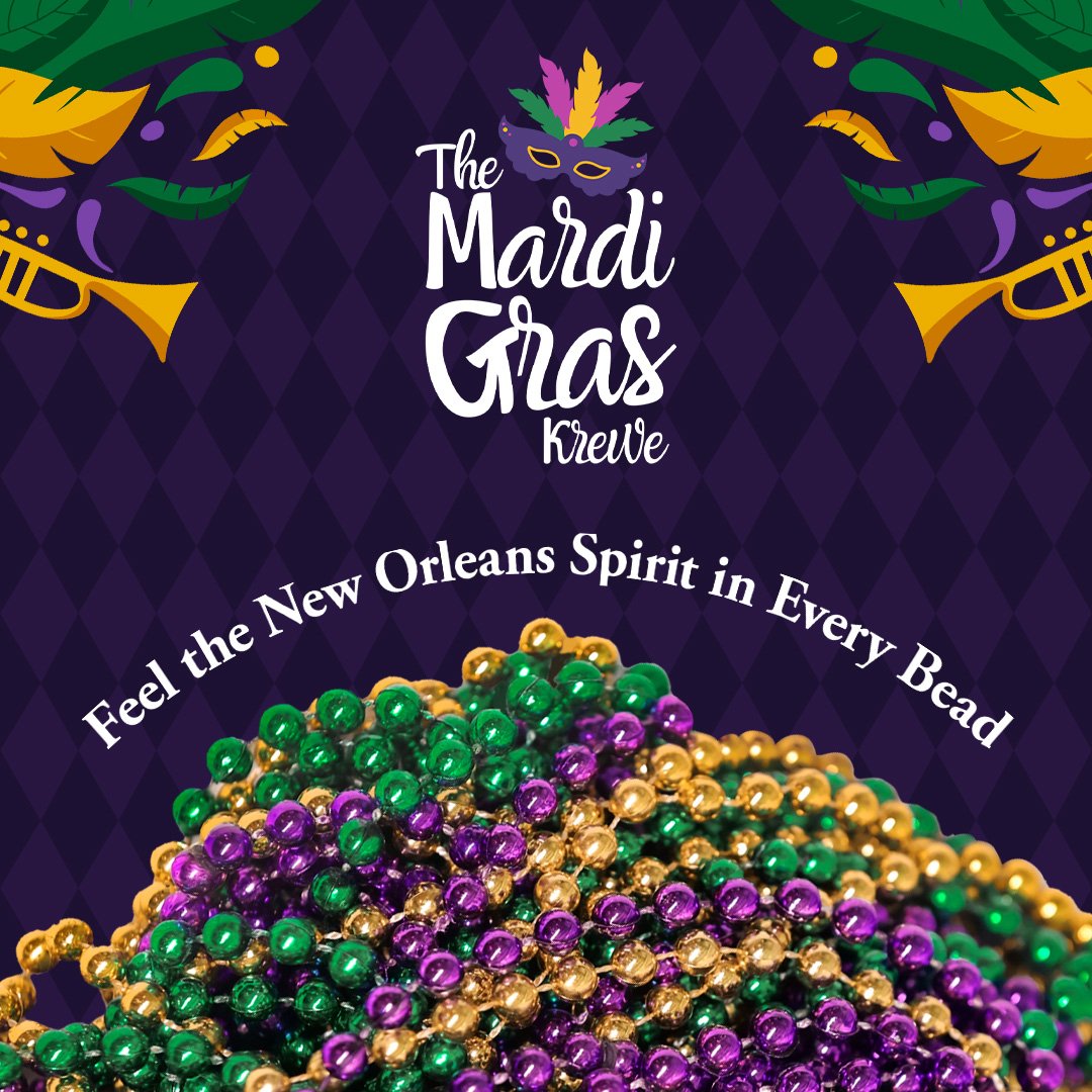 Mardi Gras Beads 33 inch 7mm, 6 Dozen, 72 Necklaces