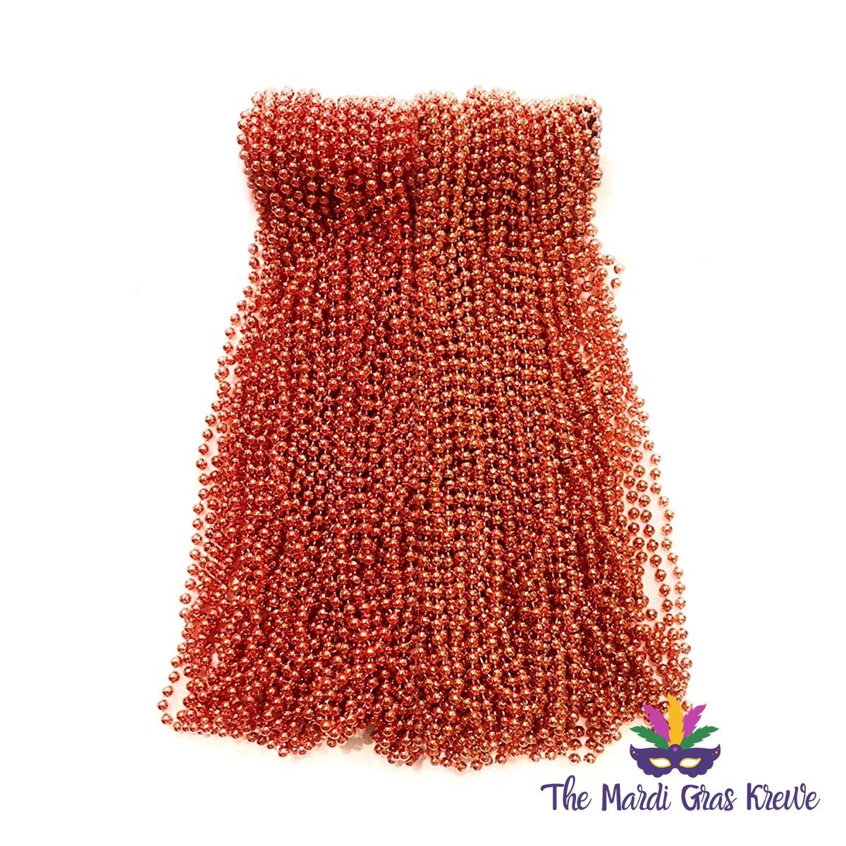 Mardi Gras Beads 33 inch 7mm, 6 Dozen, 72 Necklaces
