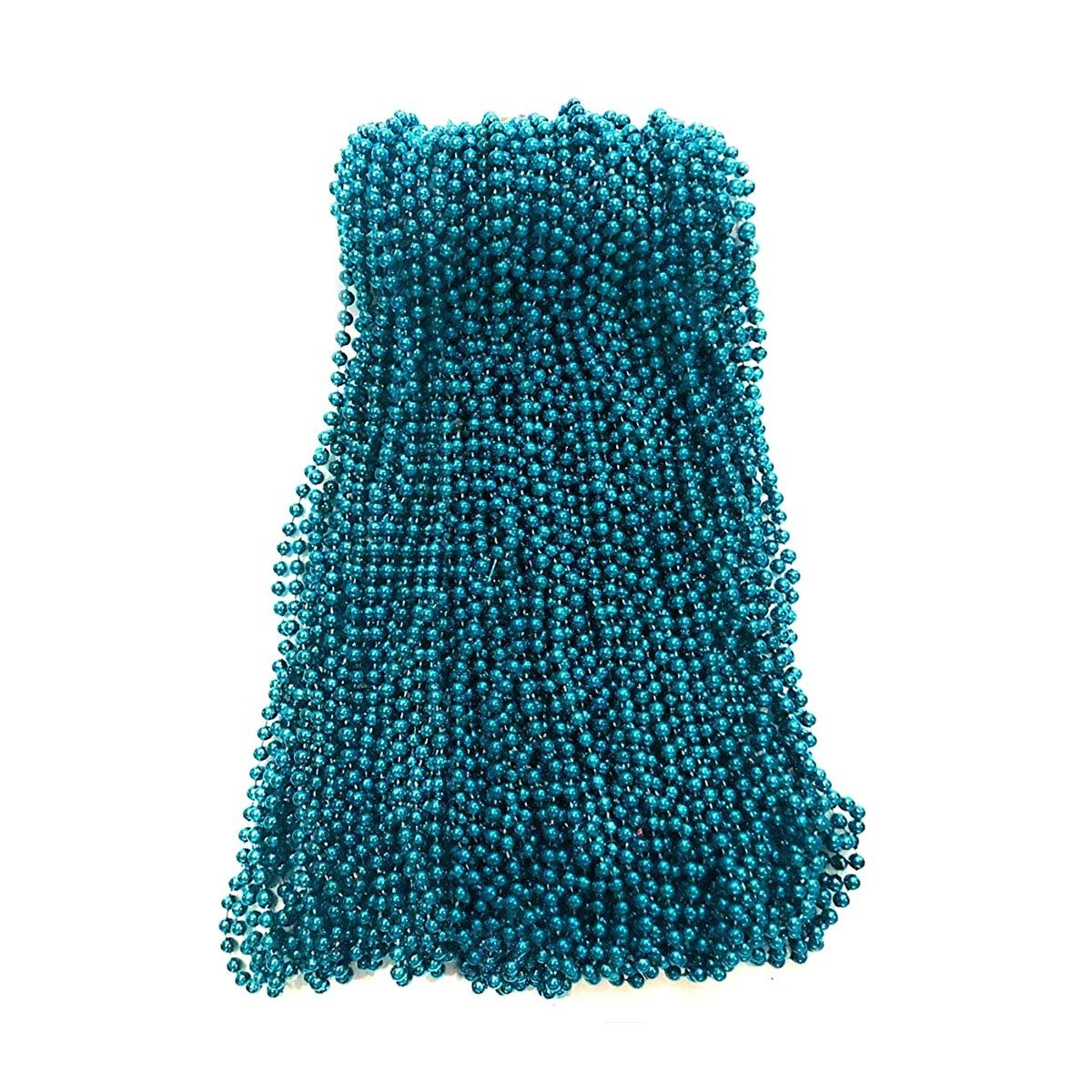 Mardi Gras Beads 33 inch 7mm, 6 Dozen, 72 Necklaces