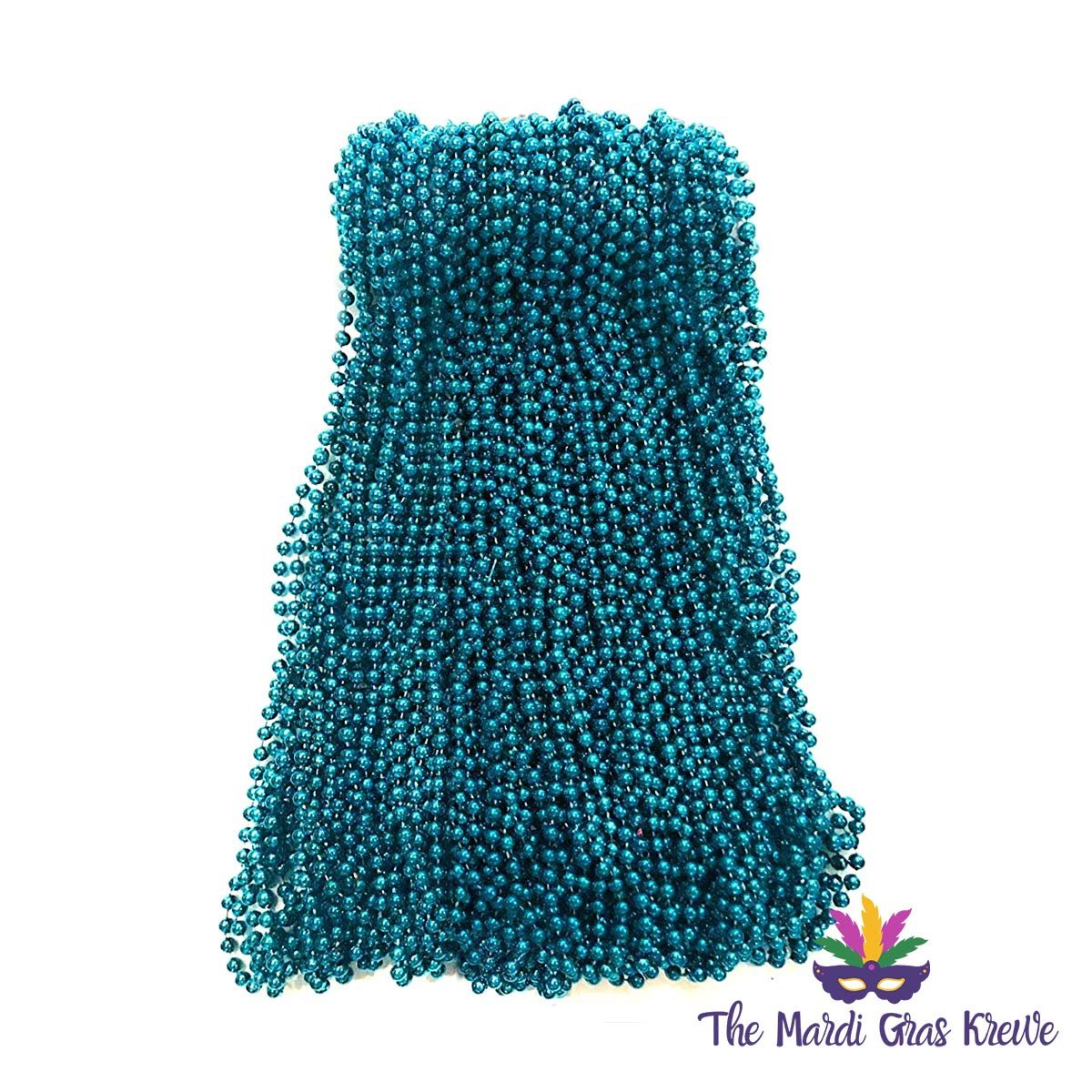 Mardi Gras Beads 33 inch 7mm, 6 Dozen, 72 Necklaces