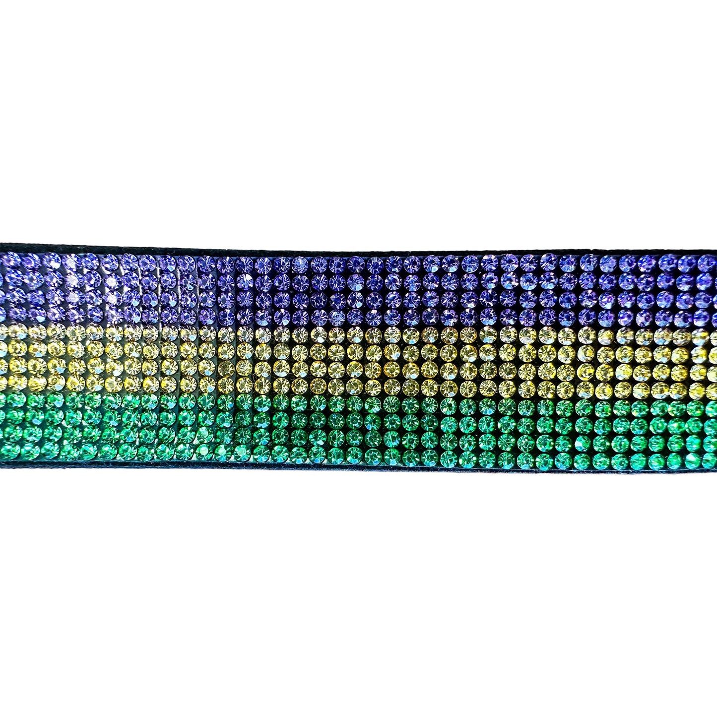 THE MARDI GRAS KREWE Handbag Crossbody Purse Strap, Shimmering Crossbody Strap for Shoulder Bag Strap Replacement, 23 inches Purple, Green, and Gold