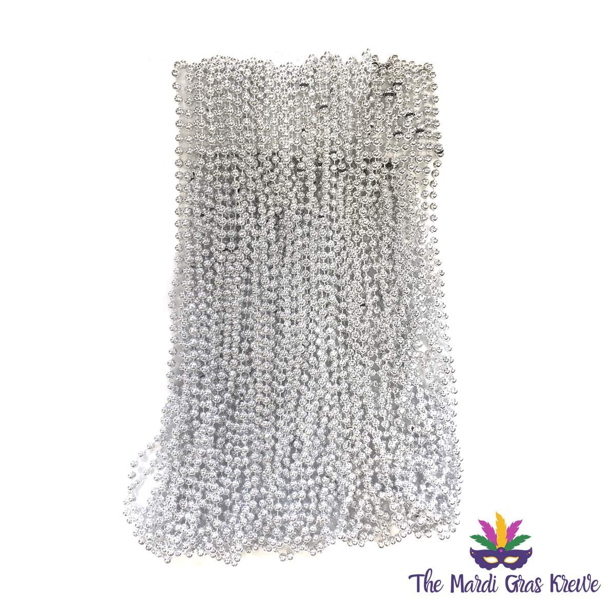 Mardi Gras Beads 33 inch 7mm, 6 Dozen, 72 Necklaces
