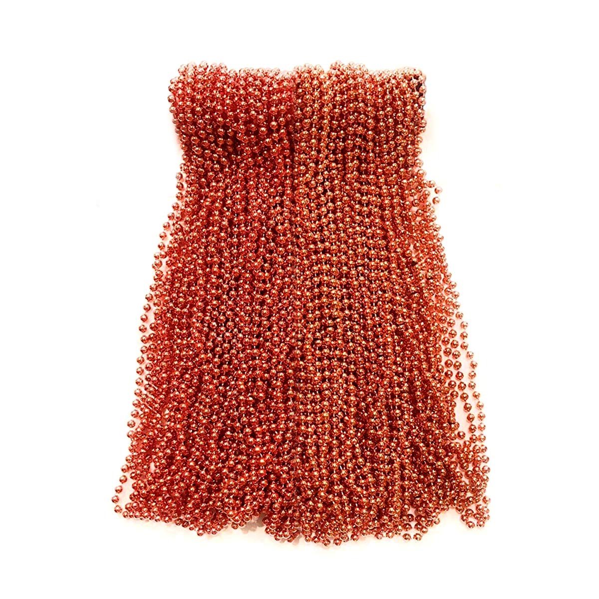 Mardi Gras Beads 33 inch 7mm, 6 Dozen, 72 Necklaces