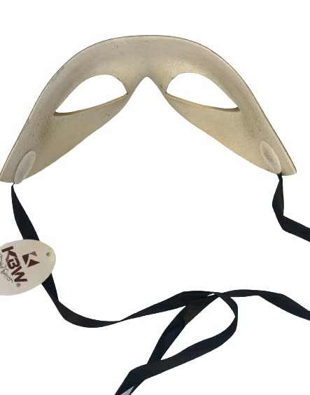KBW Masquerade Gold Mardi Gras Mask- Masquerade Party, Ball, Halloween, Costume Party, Mens Venetian Mask, Half Face Masks