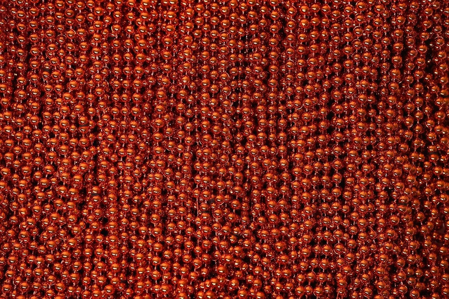 Mardi Gras Beads 33 inch 7mm, 12 Dozen, 144 Necklaces with Doubloon- Bulk Party Favors