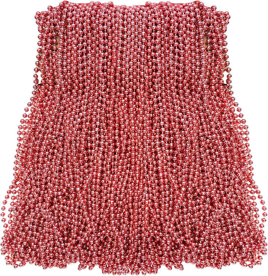 Mardi Gras Beads 33 inch 7mm, 6 Dozen, 72 Necklaces