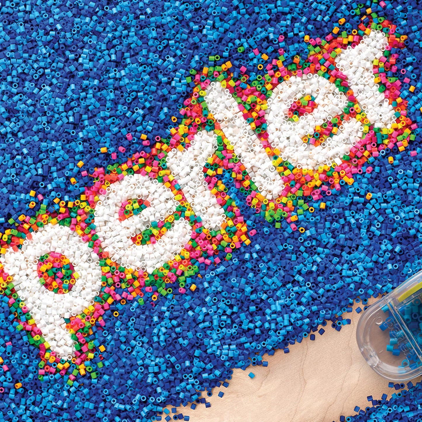 Perler Beads Fuse Beads for Crafts, 6000pcs, Dark Blue