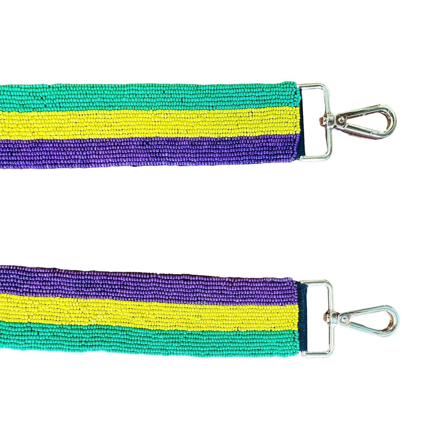 THE MARDI GRAS KREWE Handbag Crossbody Purse Strap, Shimmering Crossbody Strap for Shoulder Bag Strap Replacement, 23 inches Purple, Gold, and Green