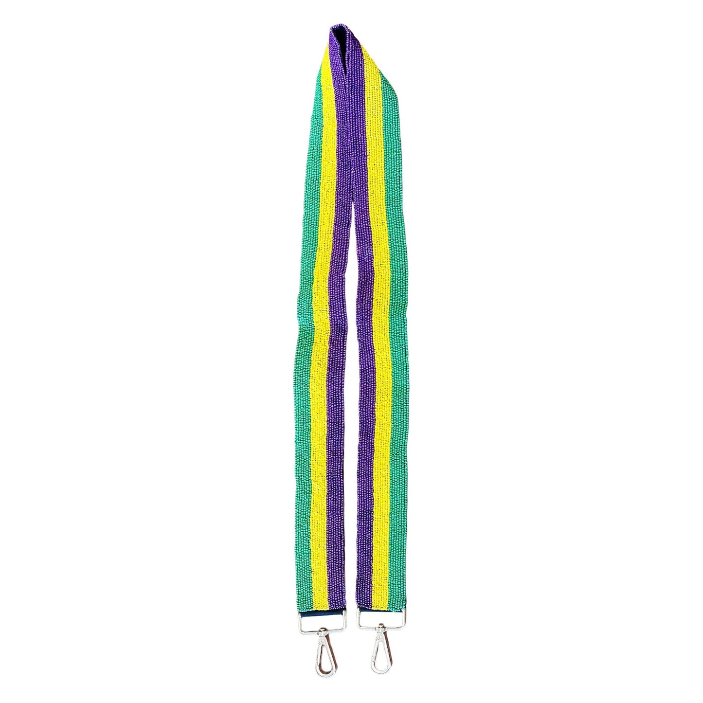 THE MARDI GRAS KREWE Handbag Crossbody Purse Strap, Shimmering Crossbody Strap for Shoulder Bag Strap Replacement, 23 inches Purple, Gold, and Green
