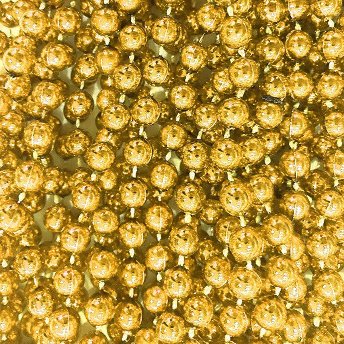 Mardi Gras Beads 33 inch 7mm, 6 Dozen, 72 Necklaces