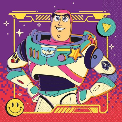 Disney Toy Story 5 Luncheon Napkins, 16-Count, Multicolor Party Supplies for Kids Birthdays
