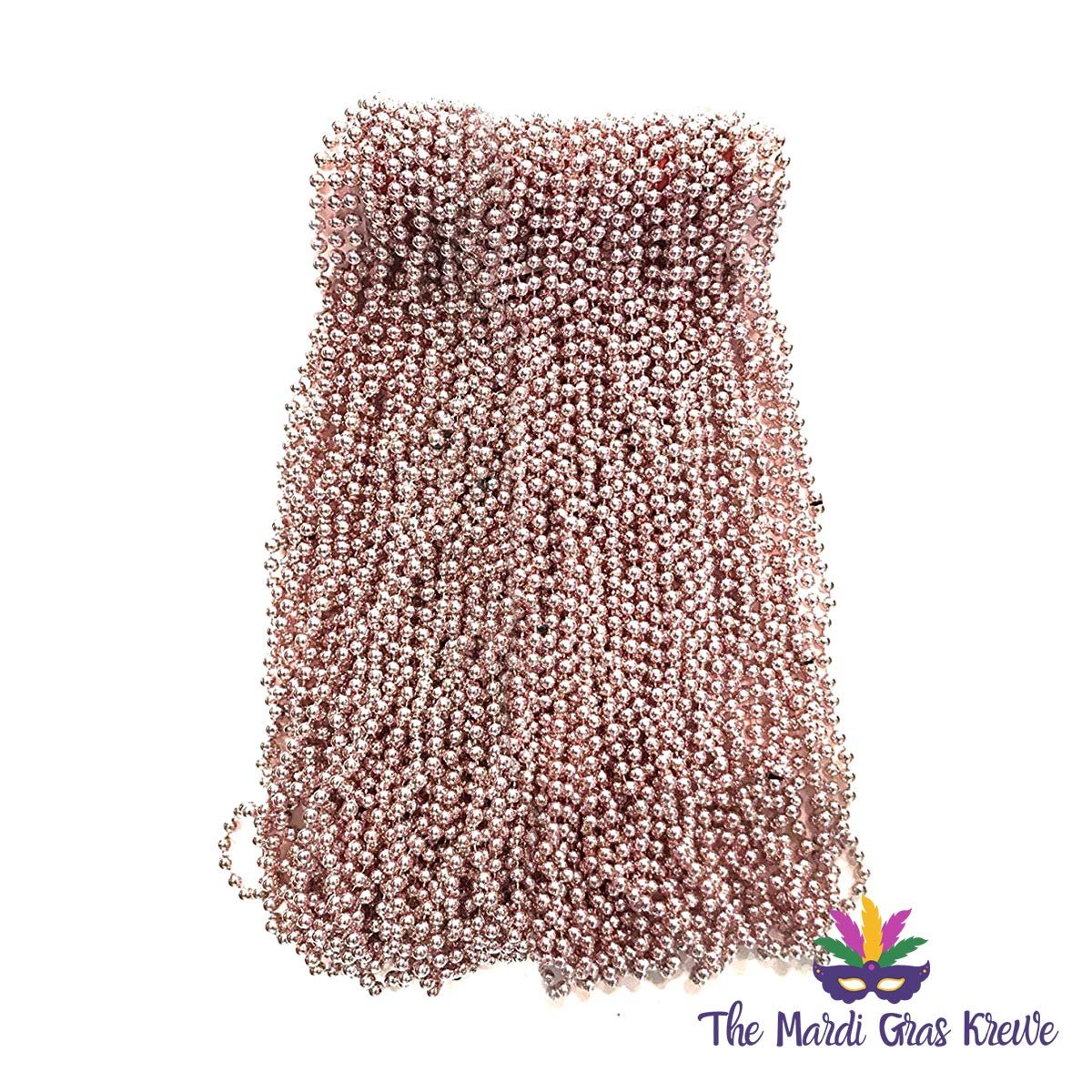 Mardi Gras Beads 33 inch 7mm, 6 Dozen, 72 Necklaces
