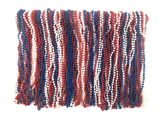 THE MARDI GRAS KREWE Green Mardi Gras Beads - 33 Inch, 120 Pieces