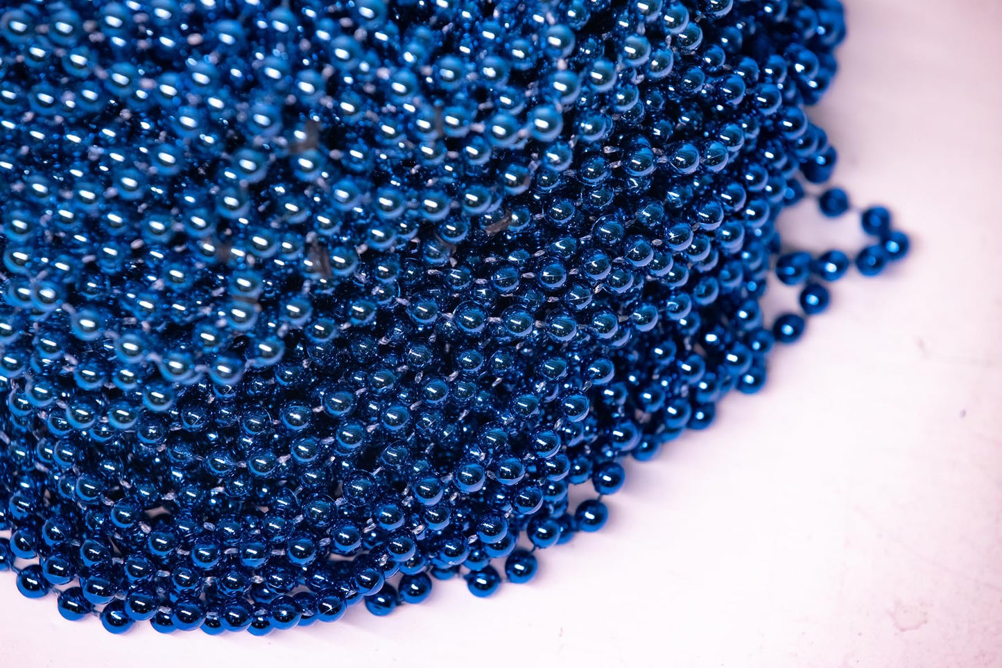Mardi Gras Beads 33 inch 7mm, 6 Dozen, 72 Necklaces