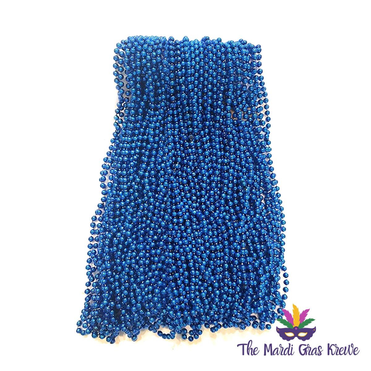 Mardi Gras Beads 33 inch 7mm, 6 Dozen, 72 Necklaces