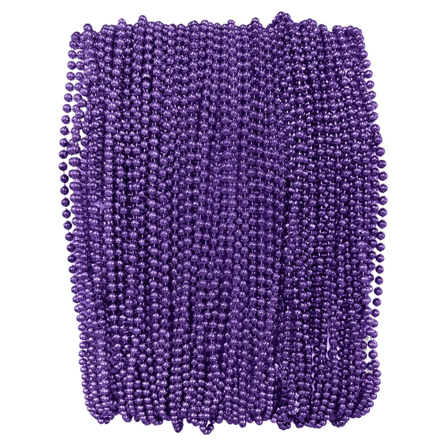 Mardi Gras Beads 33 inch 7mm, 6 Dozen, 72 Necklaces